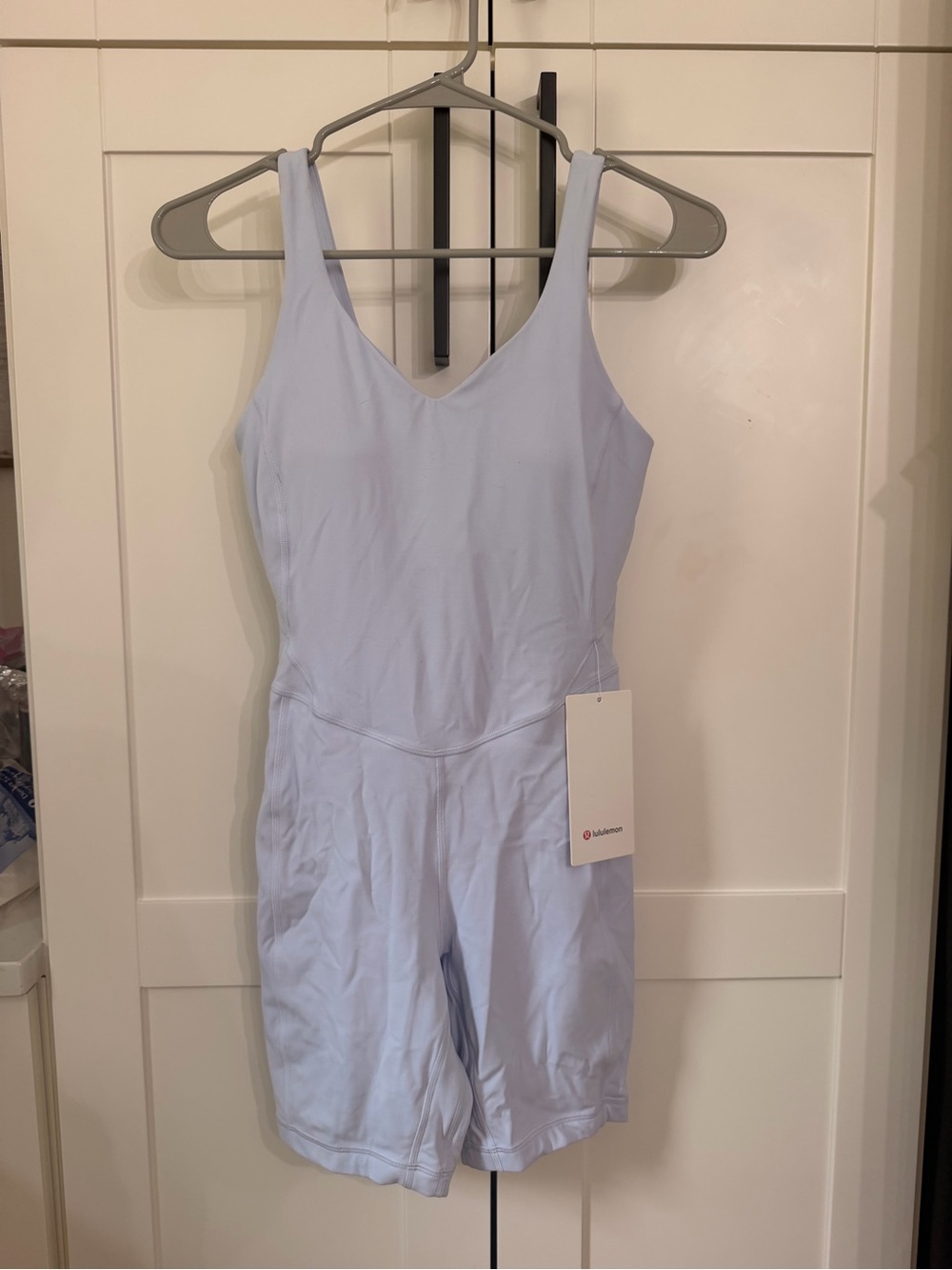 lululemon athletica Light Blue Align Bodysuit
